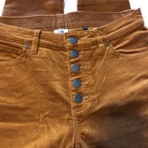 Cabi button fly skinny Caramel size 6 EUC